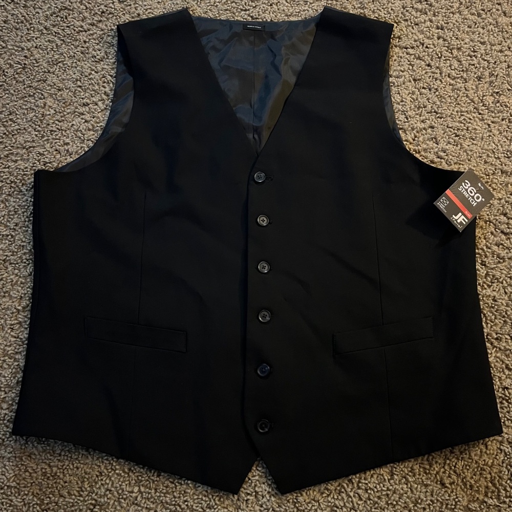 Black Suit Vest